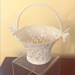 Butterflies and Lace Basket